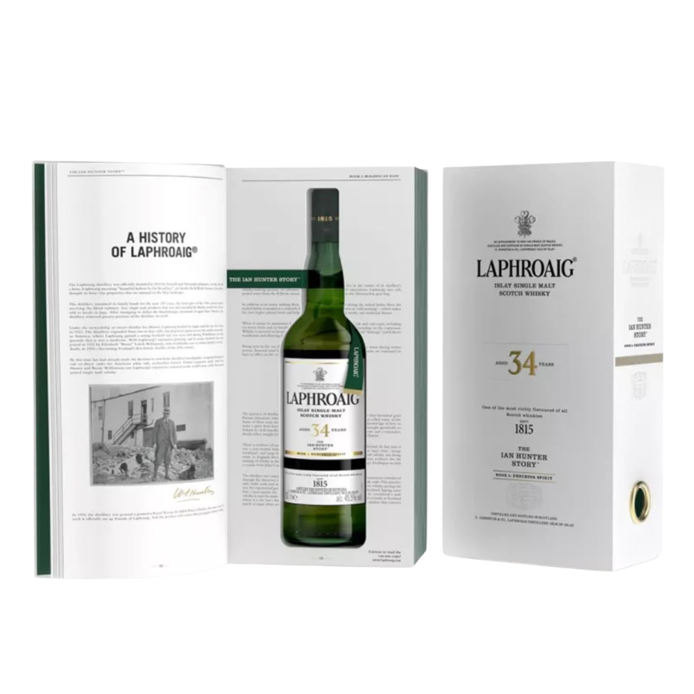 Laphroaig 34 Year Old 1990-2023 Book Series 5