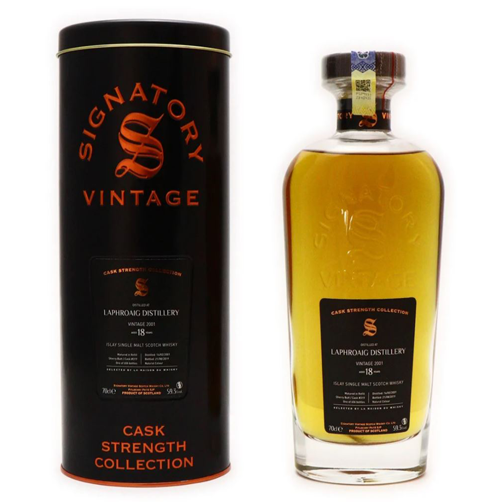 Laphroaig 18 Year Old 2001 Signatory Vintage CSC