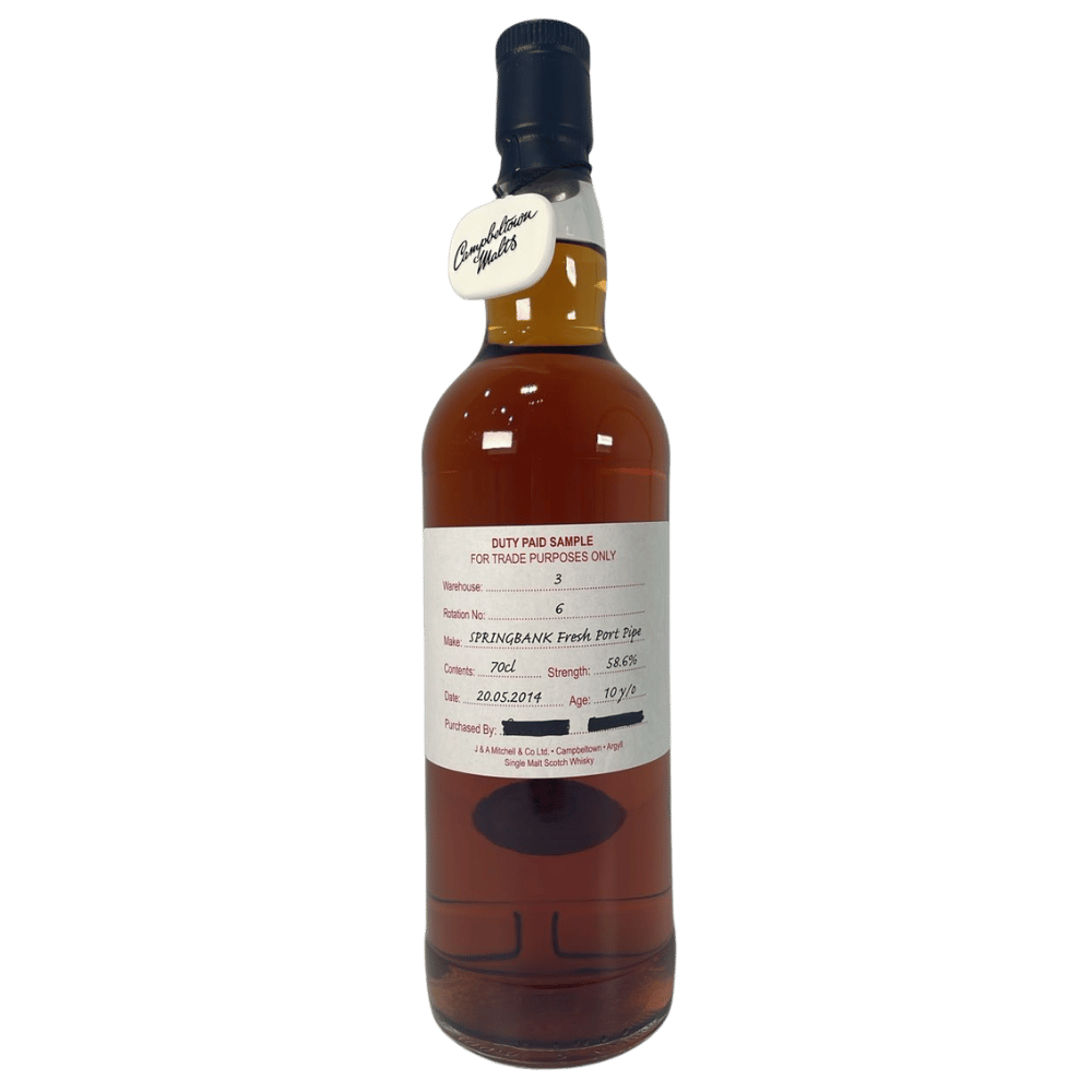 Springbank 10 Year Old (2014) Duty Paid Sample (Fresh Port Pipe)