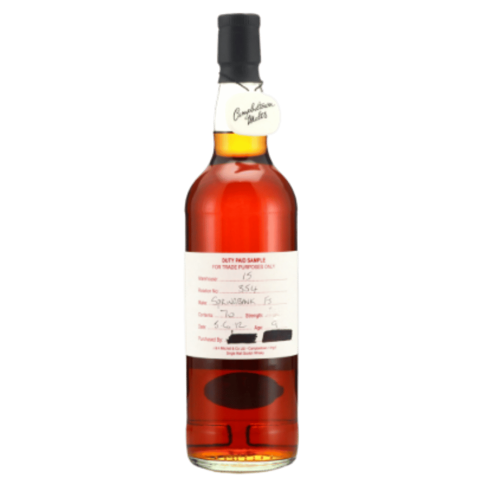 Springbank 2012 Duty Paid Sample 9 Year Old Fresh Sherry