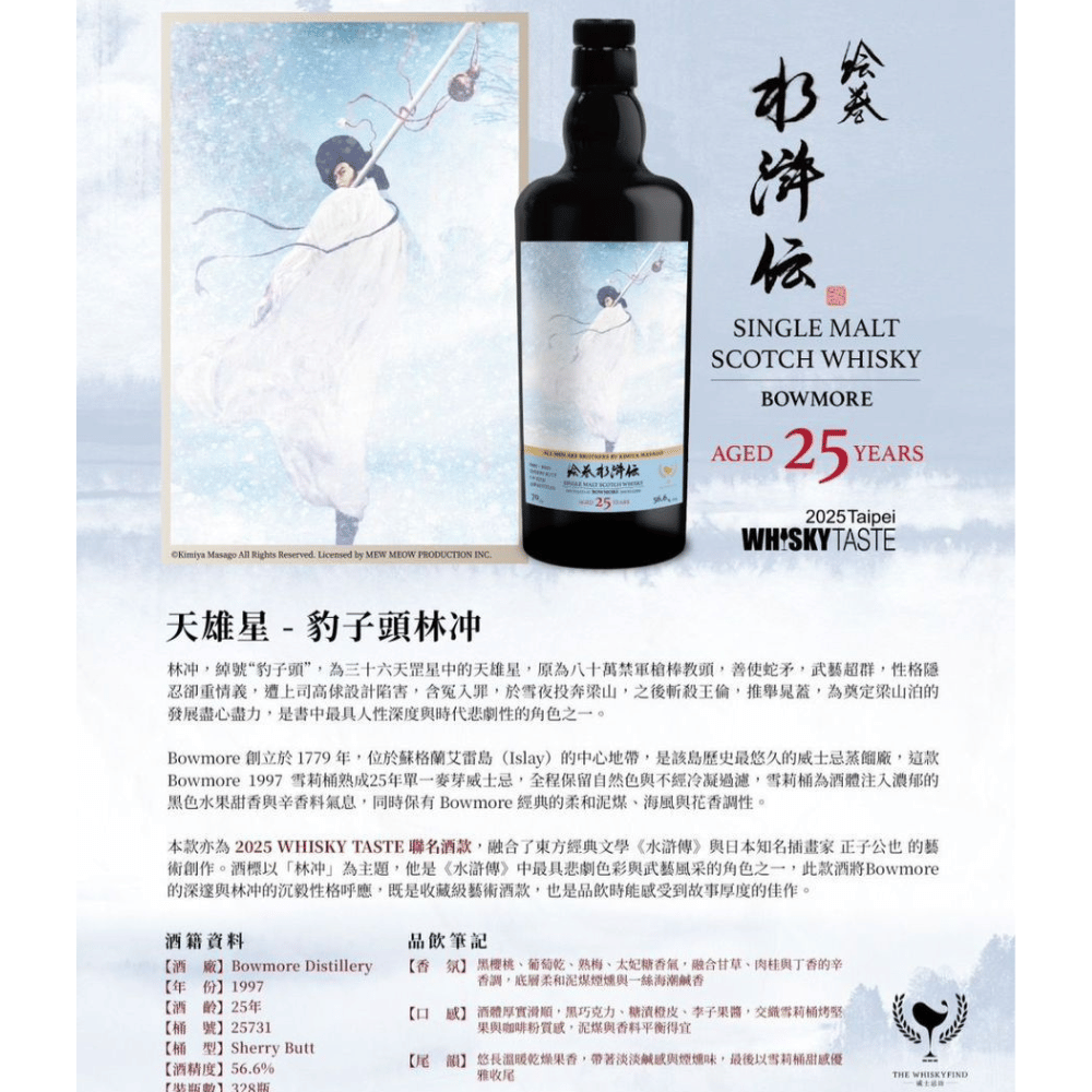 The Whisky Find 3rd Edition of "All Men Are Brothers" By Kimiya Masago