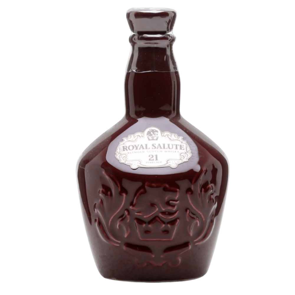 Royal Salute 21 Year Old Red Ceramic Miniature