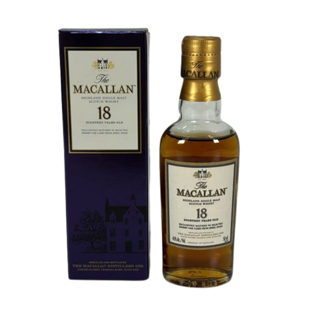 The Macallan 18 Year Old Sherry Oak - Purple Box (Miniature)