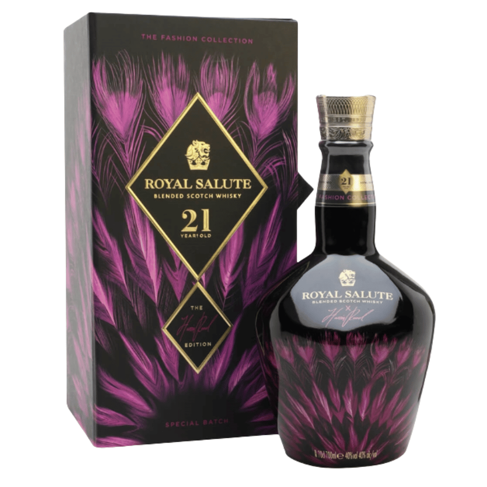 Royal Salute 21 Year Old Harris Reed Edition Pink Flagon