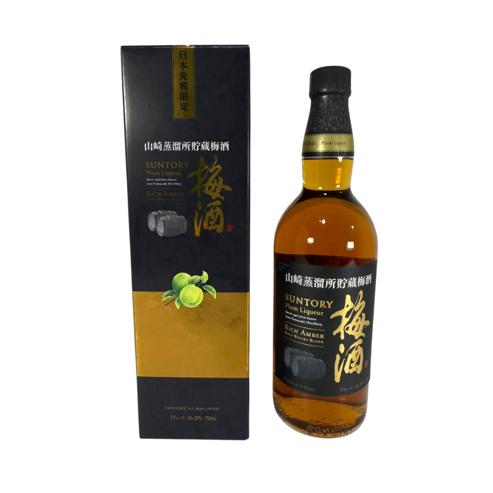 Suntory Plum Liqueur Rich Amber Malt Whisky Blend