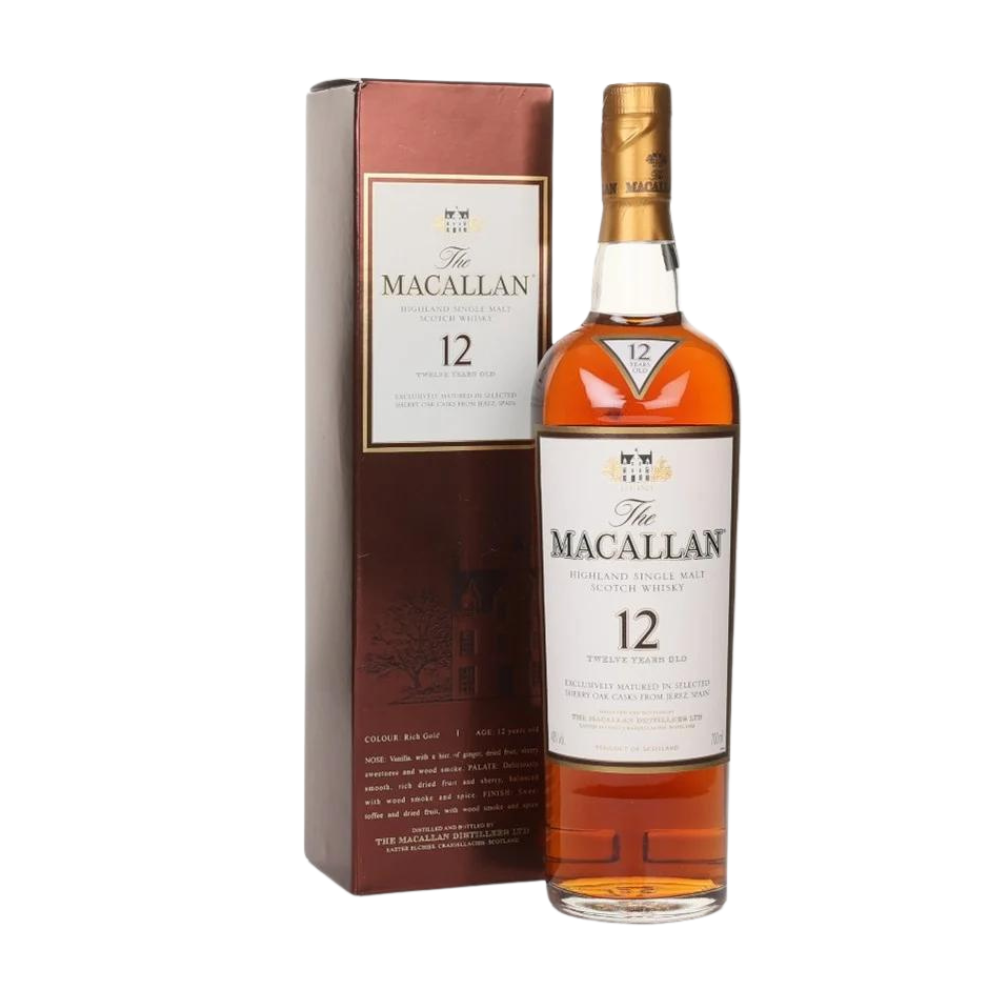 Macallan 12YearOld Sherry Oak Late 2000s  - Whisky Gallery Global - Buy alcohol whisky online Malaysia