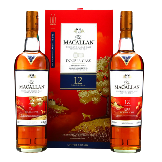 Macallan 12 Year Old Double Cask Dog  - Whisky Gallery Global - Buy alcohol whisky online Malaysia