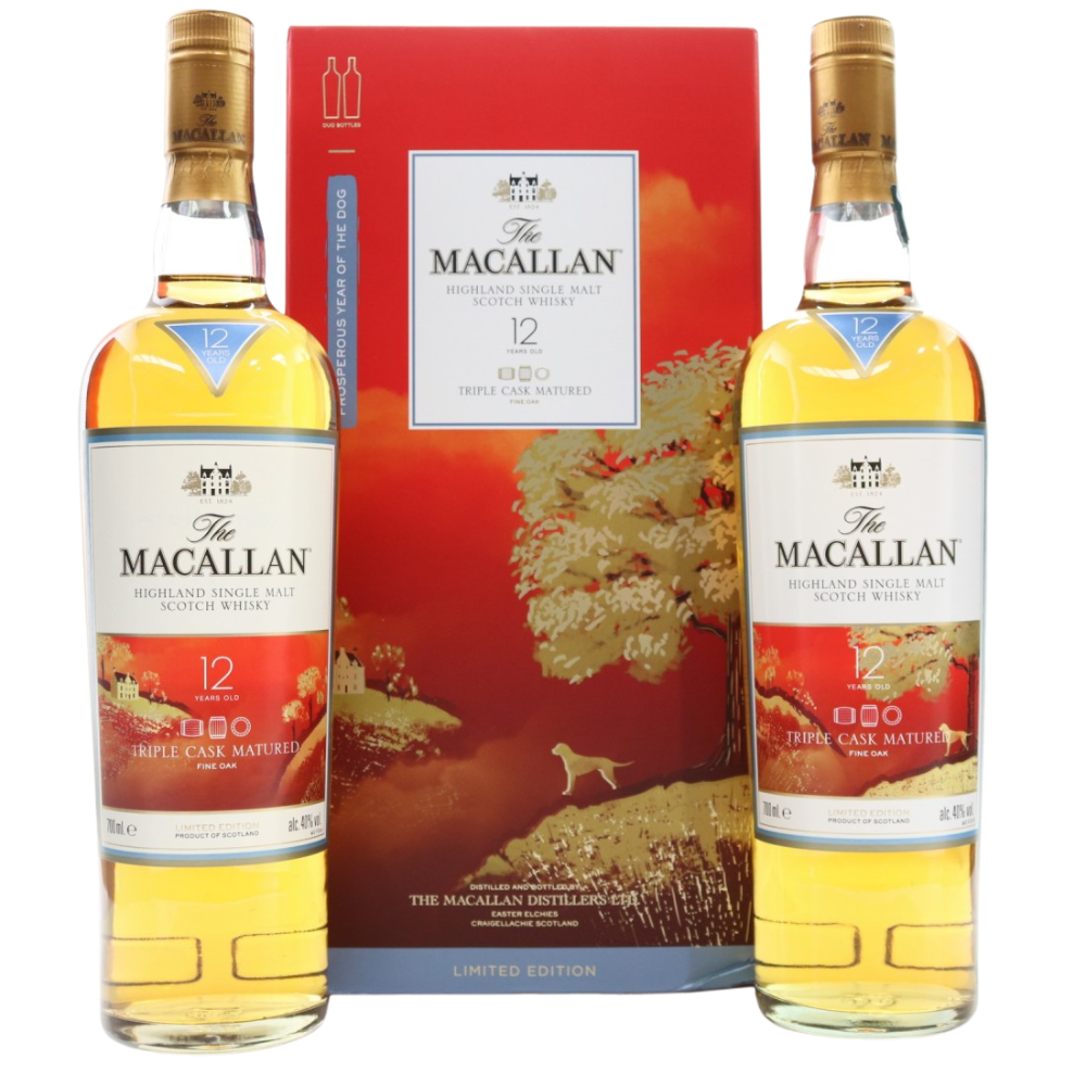 Macallan 12 Year Old Triple Cask Dog  - Whisky Gallery Global - Buy alcohol whisky online Malaysia