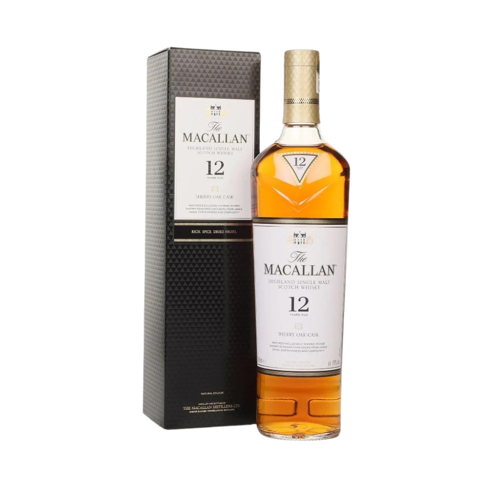 Macallan 12 years old sherry oak miniature - Whisky Gallery Global - Buy alcohol whisky online Malaysia