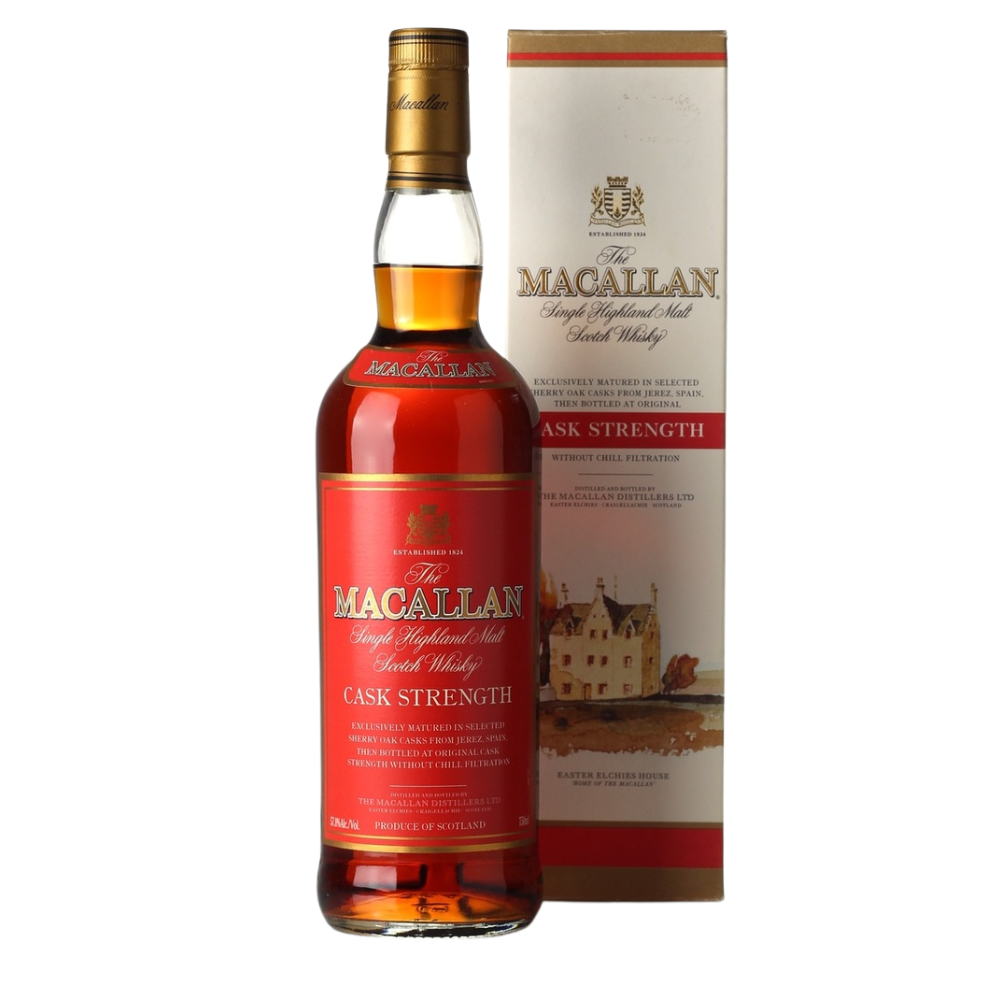 The Macallan Cask Strength - Red Label – Whisky Gallery Global