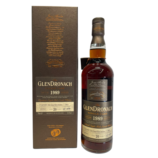 GlenDronach 20 Year Old 1989 Cask #3833