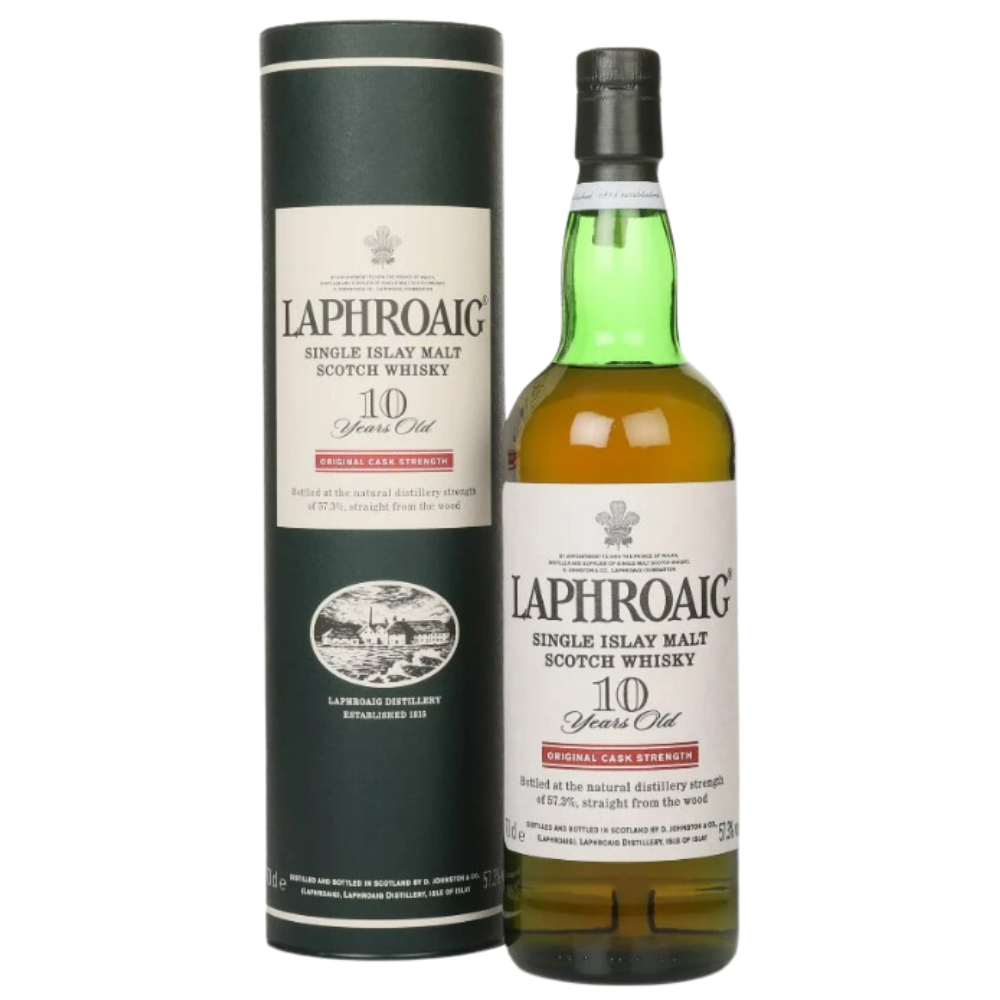 Laphroaig 10 year old Cask Strength Red Stripe Edition