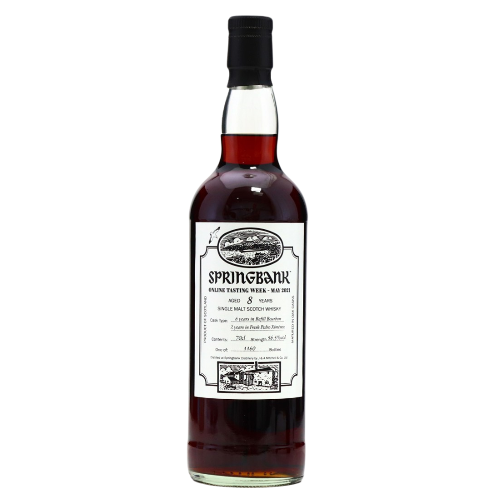 Springbank 8 Year Old Bourbon & PX Cask / Online Tasting Week 2021