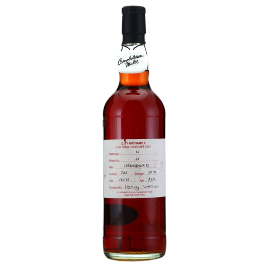 Springbank 2013 Duty Paid Sample 9 Year Old / Fresh Sherry