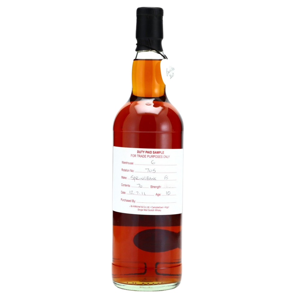 Springbank 2011 Duty Paid Sample 10 Year Old / Fresh Sherry