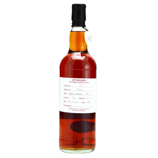 Springbank 2011 Duty Paid Sample 10 Year Old / Fresh Sherry