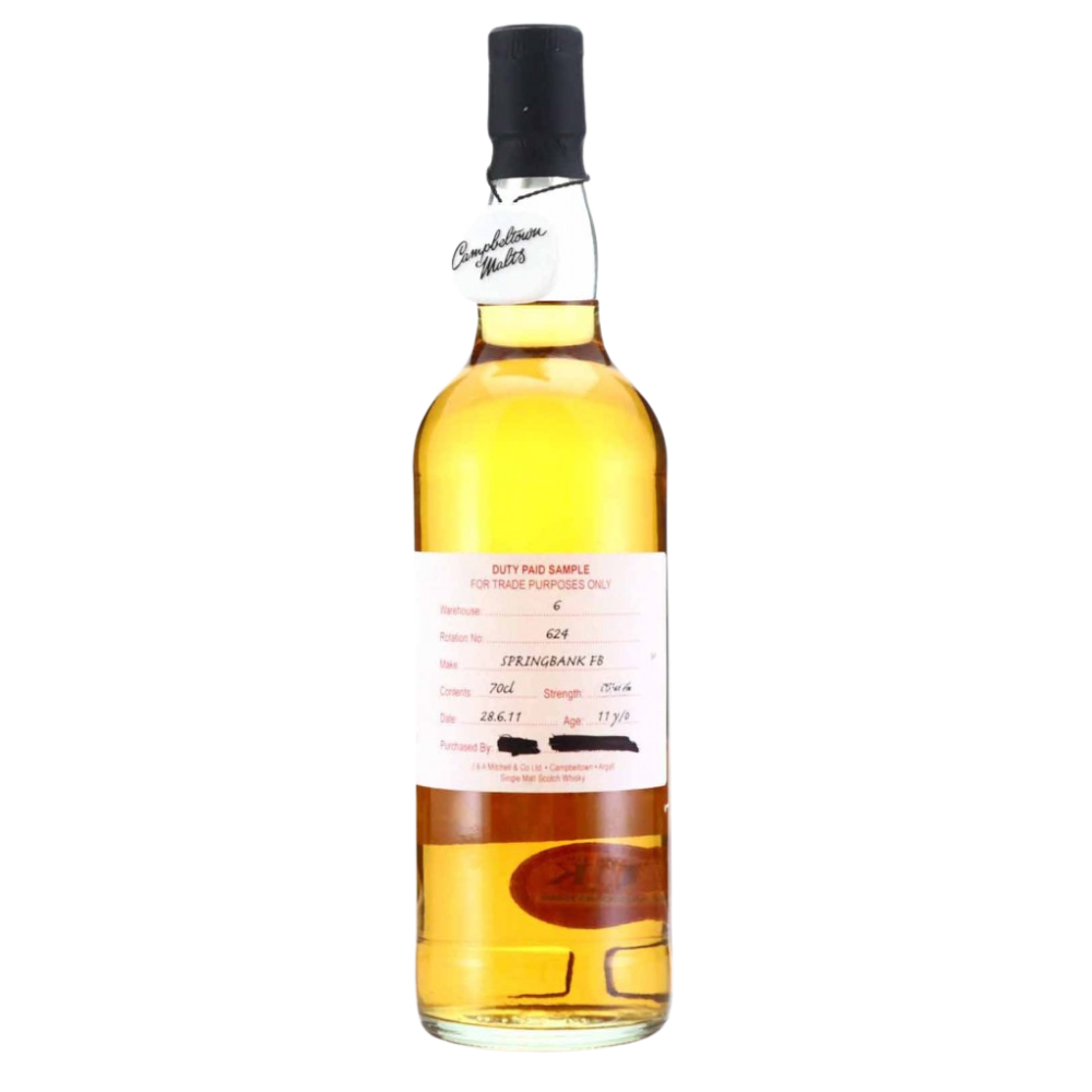 Springbank 2011 Duty Paid Sample 11 Year Old / Fresh Bourbon