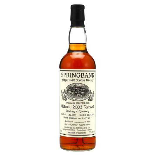 Springbank 1989 Single Sherry Cask / The Whisky Fair, Limburg