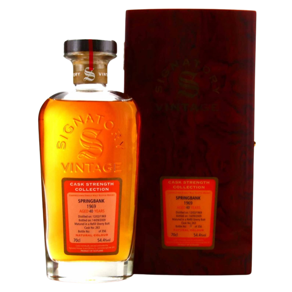 Springbank 1969 Signatory Vintage 40 Year Old Cask Strength / Bottle No.2