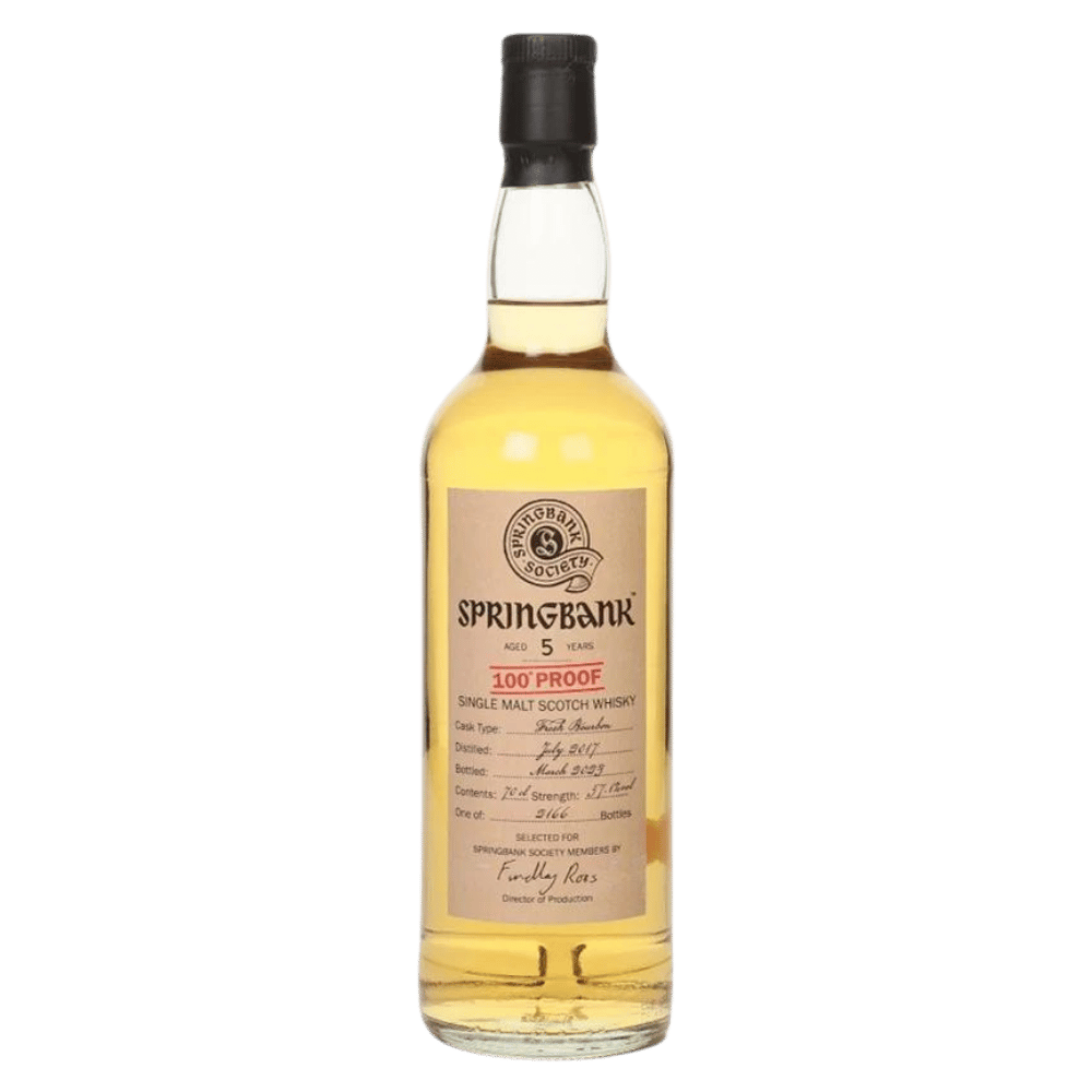 Springbank 5 Year Old 2017 - 100 Proof - Springbank Society