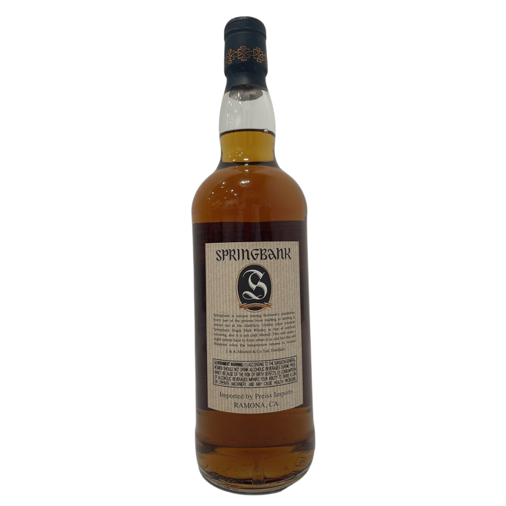 Springbank 21 Year Old 2000 Release / Velier Import