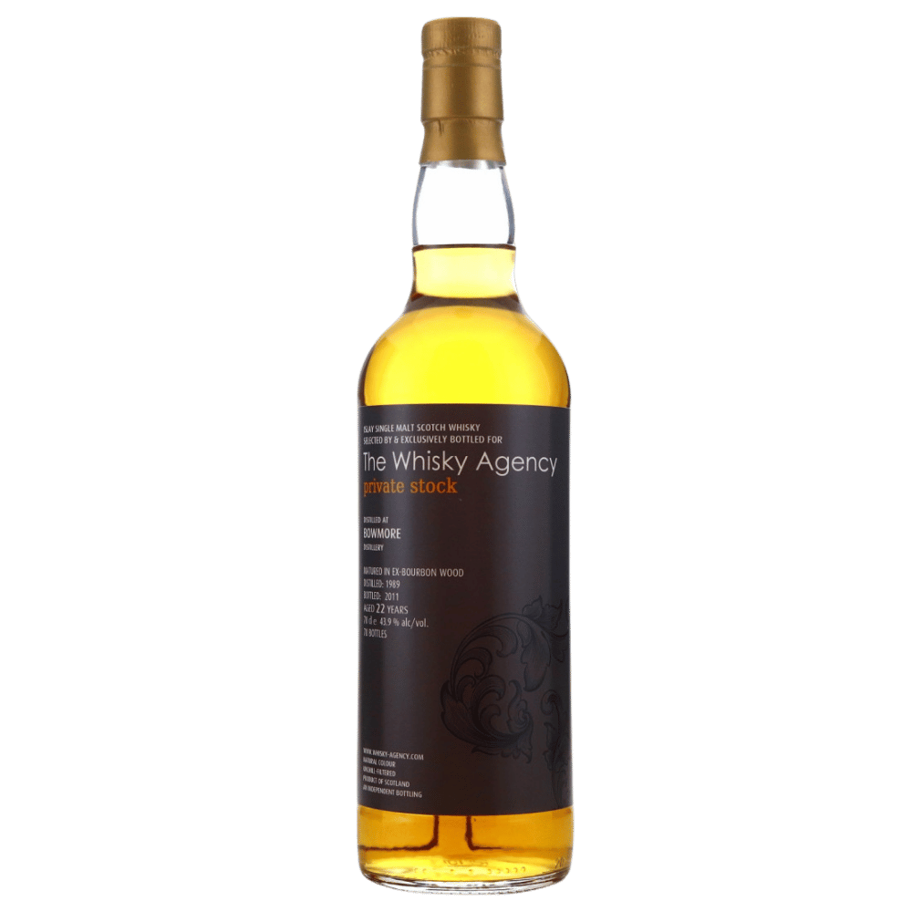 Bowmore 1989 Whisky Agency 22 Year Old Private Stock