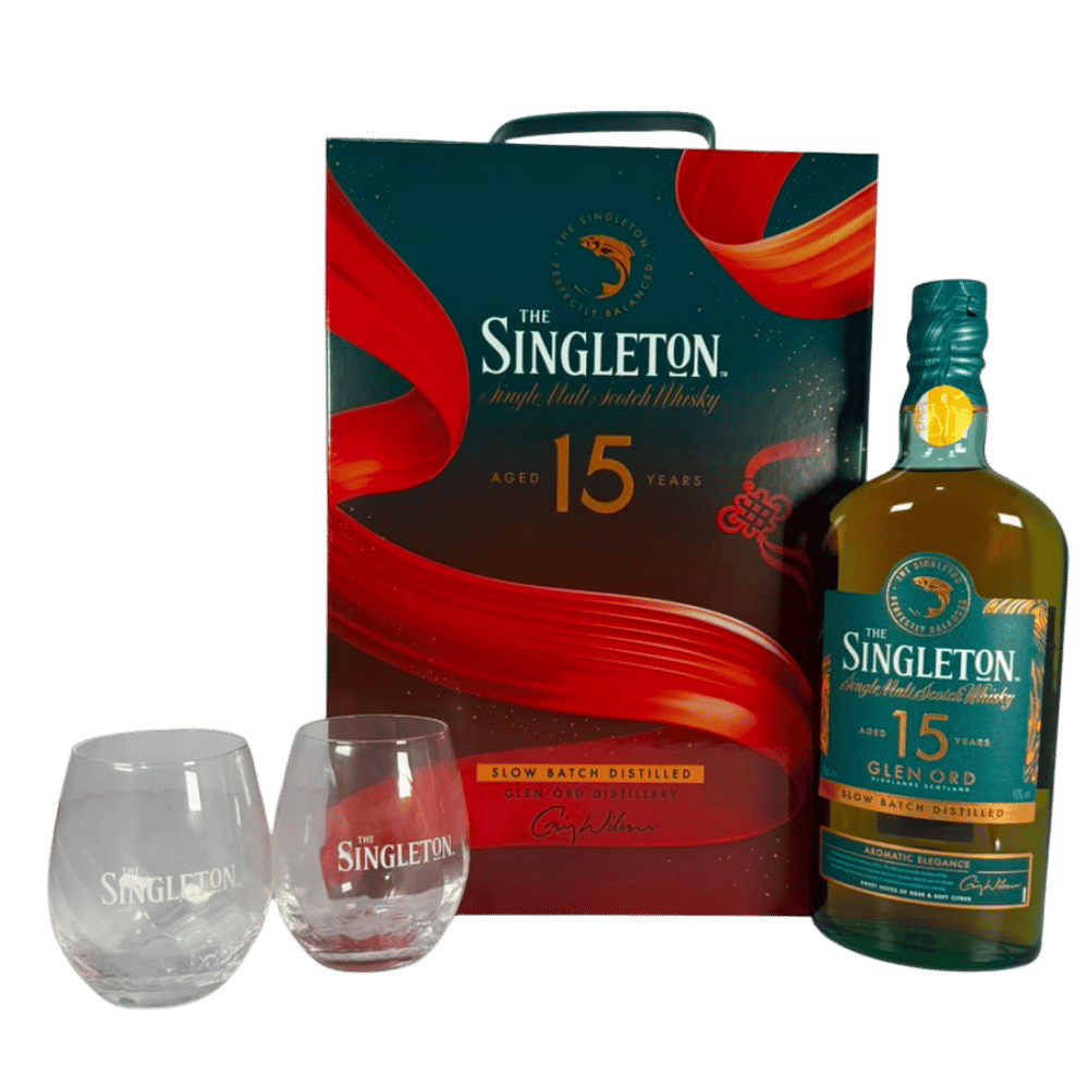 Singleton 15 Year Old Glen Ord 如意 Glass Set