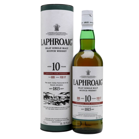 Laphroaig 10 Year Old Cask Strength - Batch 009