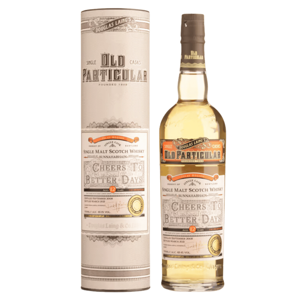 Old Particular Cheers To Better Days Bunnahabhain 12 Year Old 2008