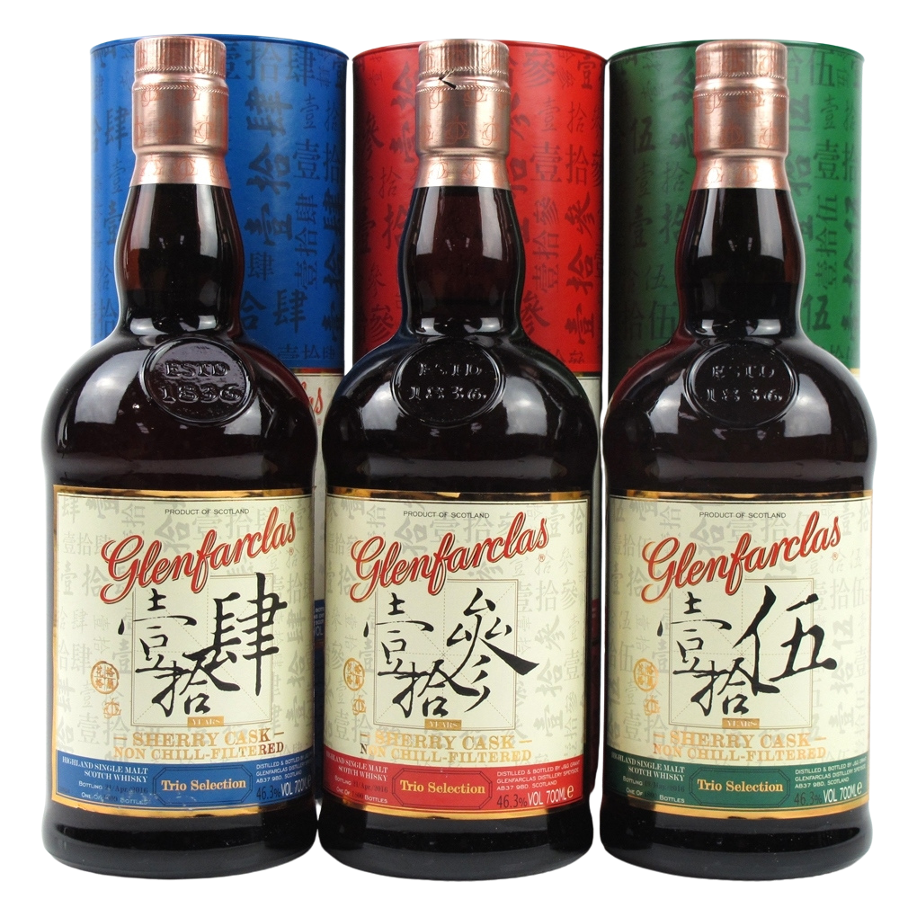 Glenfarclas Sherry Cask Trio Selection