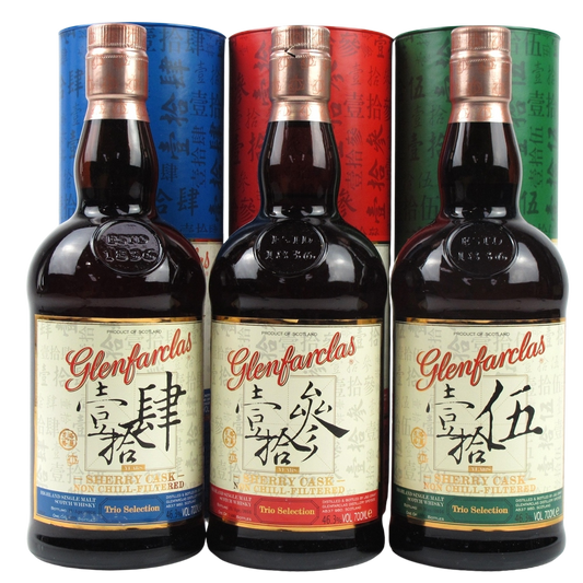 Glenfarclas Sherry Cask Trio Selection