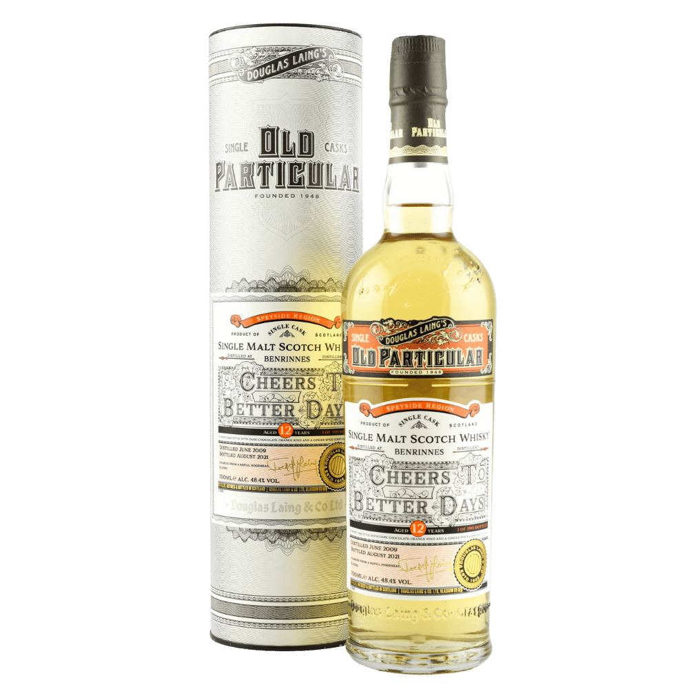 Old Particular Cheers To Better Days Benrinnes 12 Year Old 2009