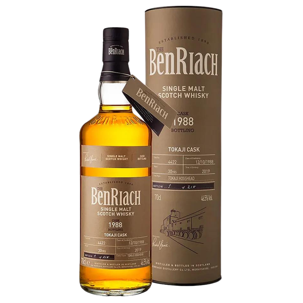 Benriach 1988 Single Cask #4422 Tokaji Cask 30 Year Old