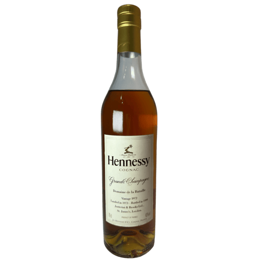 Hennessy 1972 Vintage Bottled 1999