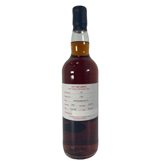 Springbank 2011 14 Year Old Fresh Sherry