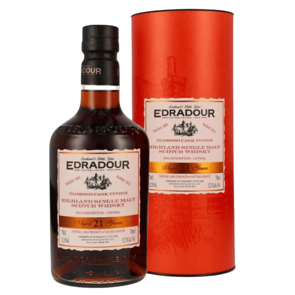 Edradour 21 Year Old 2001 Vintage Oloroso Cask Finish