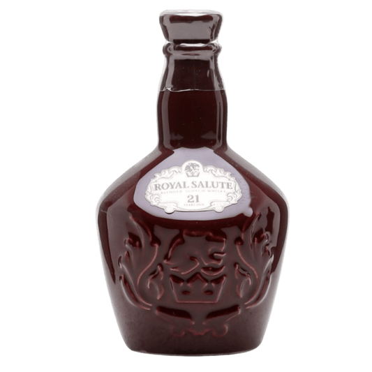Royal Salute 21 Year Old Red Ceramic Miniature