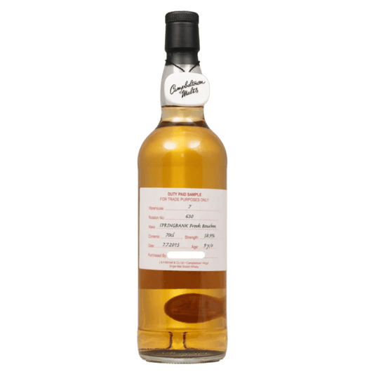 Springbank 9 Year Old Duty Paid Sample Fresh Bourbon #630