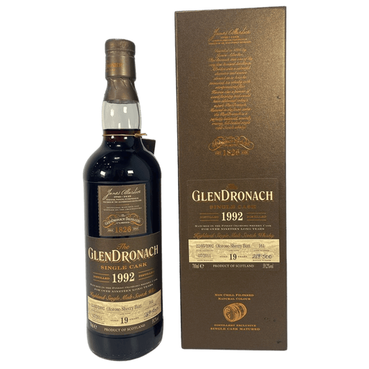 Glendronach 19 Year Old 1992 - Oloroso Sherry Butt #161