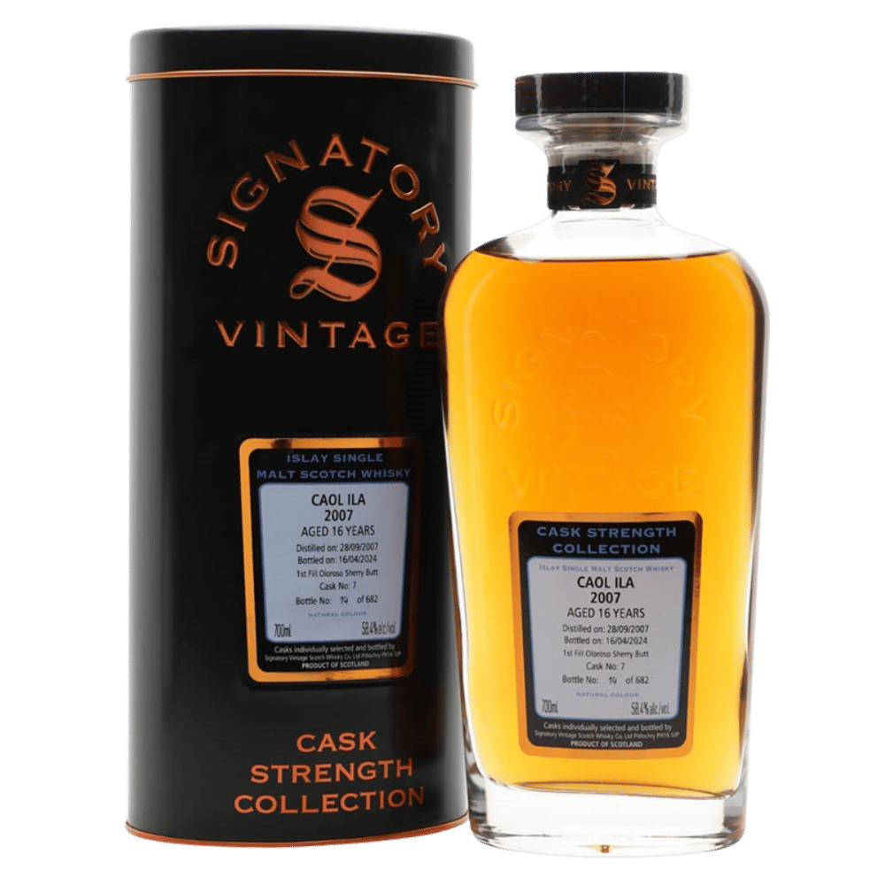 Caol Ila 2007 16 Year Old Oloroso Cask Signatory