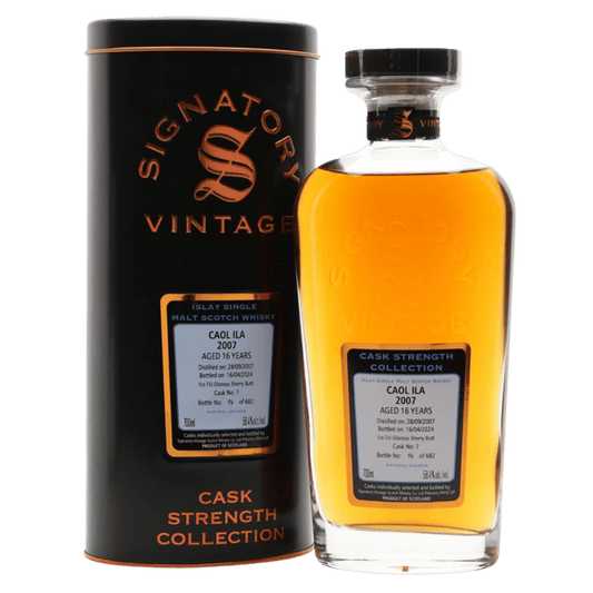 Caol Ila 2007 16 Year Old Oloroso Cask Signatory