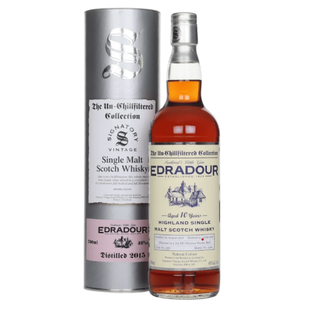 Edradour 10 Year Old 2015 (cask 299) - Un-Chillfiltered Collection