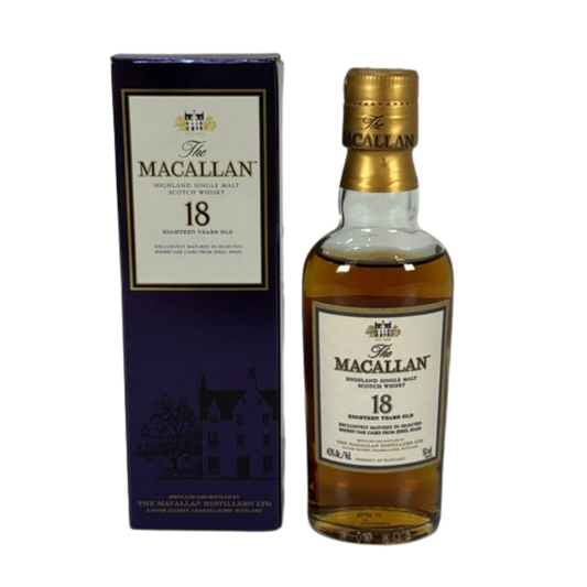 The Macallan 18 Year Old Sherry Oak - Purple Box (Miniature)