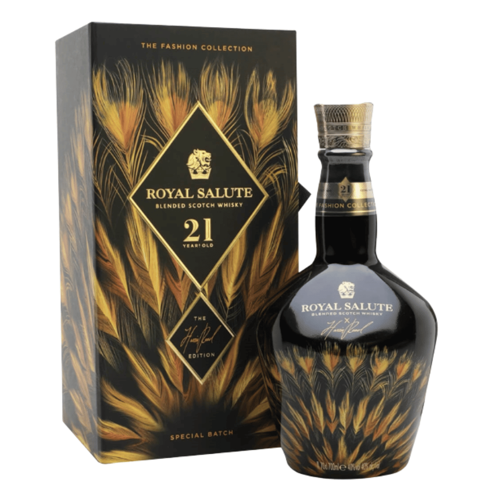 Royal Salute 21 Year Old Harris Reed Edition Gold Flagon