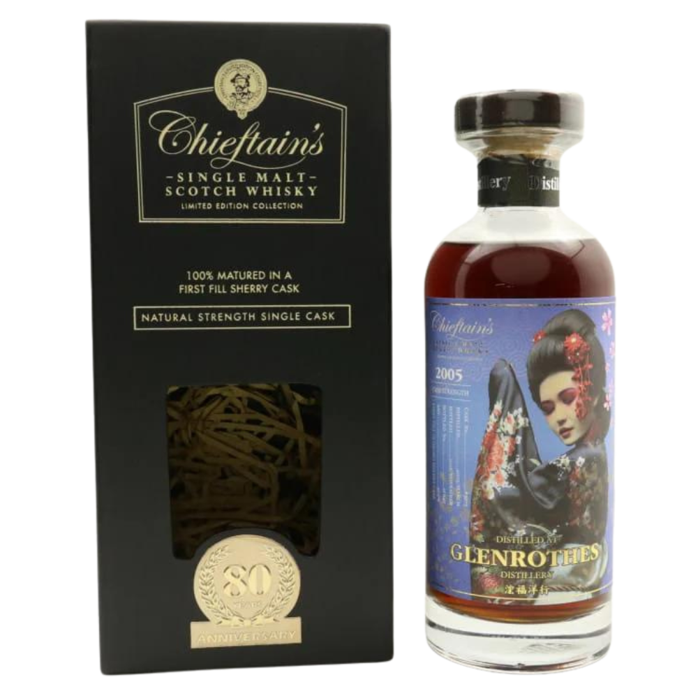 Glenrothes 2005 Single Cask #3275 Chieftain’s For 80th Anniversary of Ian McLeod Distillers