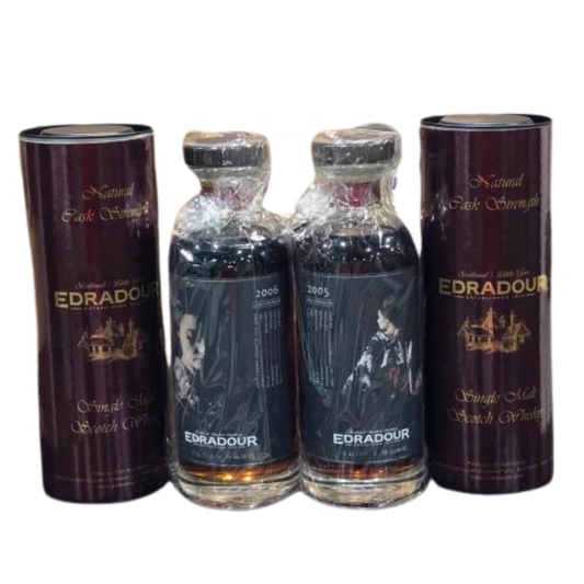 EDRADOUR 10 years First Fill Oloroso Sherry Cask Single Malt Whisky Cask Strength 2005/2006 Cask no. #100 / #245