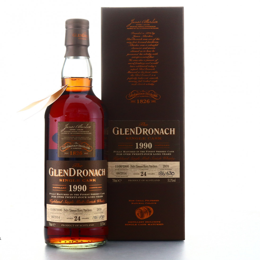 GlenDronach 1990 Single PX Cask 24 Year Old / Cask #2970