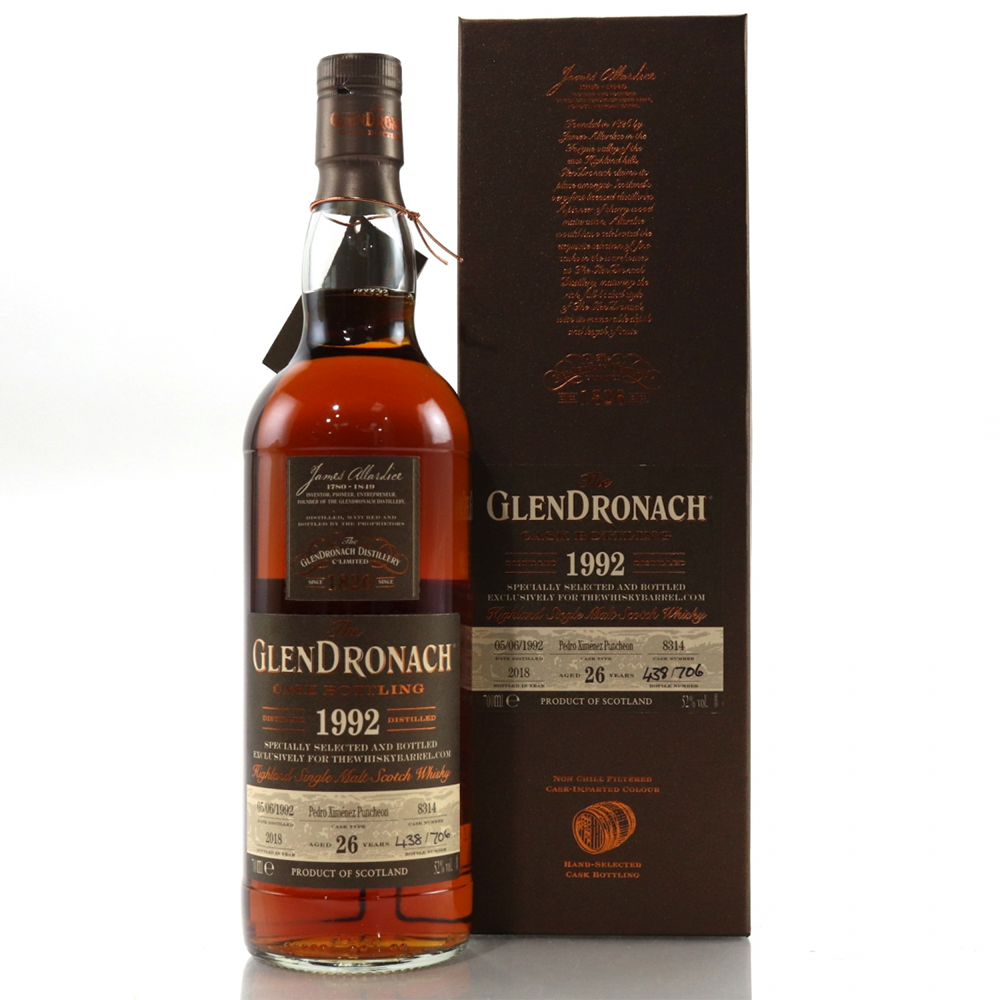 GlenDronach 1992 Single Cask 26 Year Old / Cask #8314