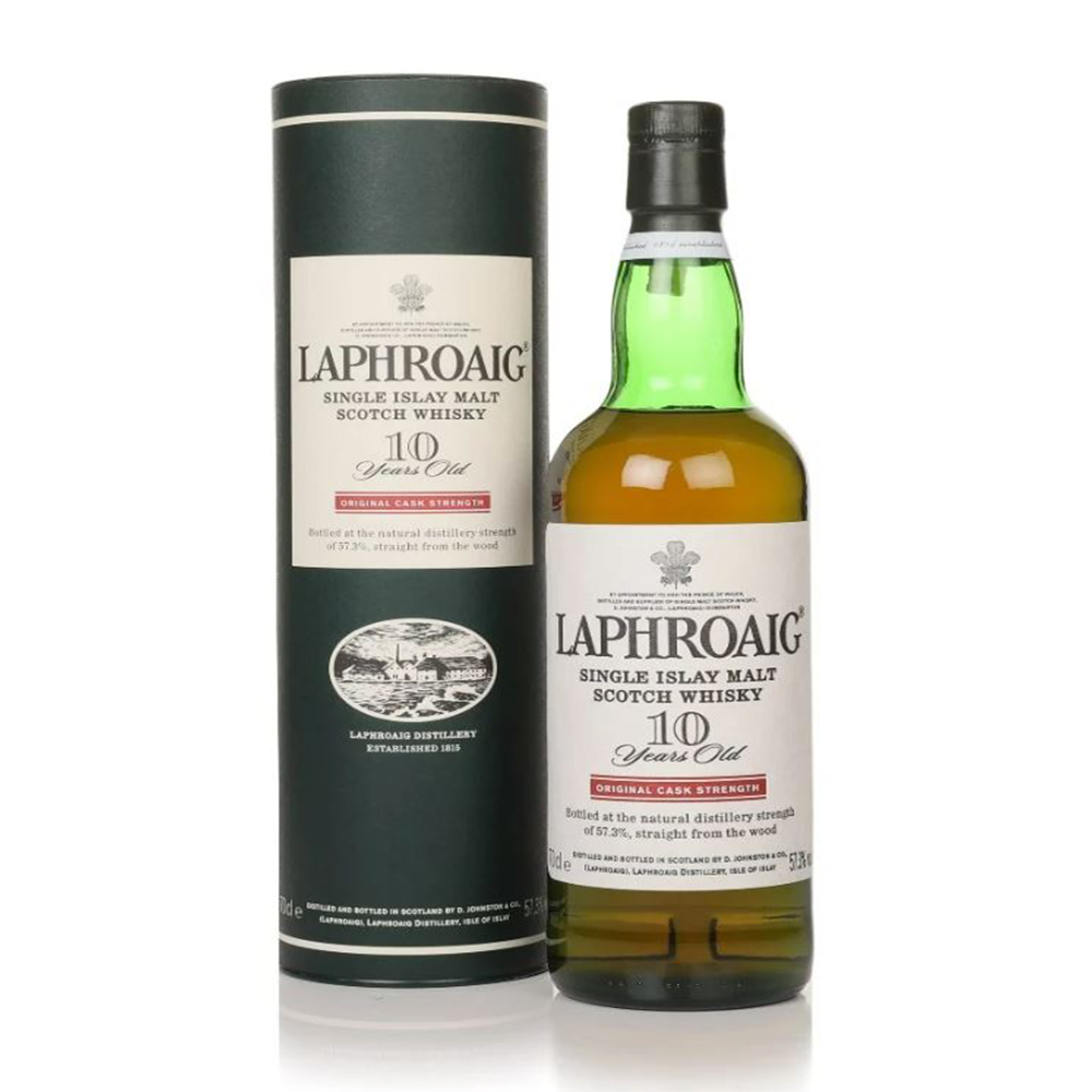 Laphroaig 10 year old Cask Strength Red Stripe Edition