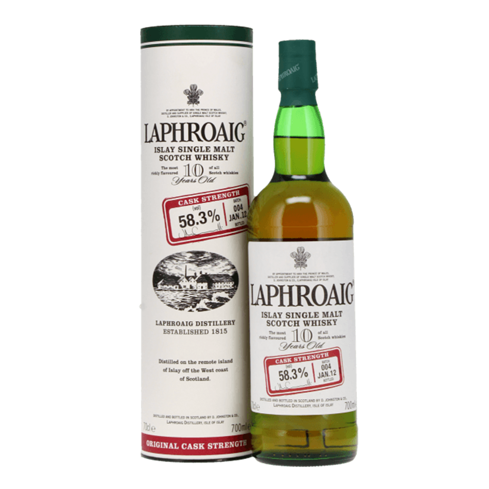 Laphroaig 10 Year Old Cask Strength - Batch 004